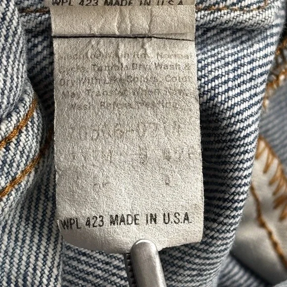 Levi's 70505 Vintage‎ USA Made Trucker Jacket Medium Denim Fade